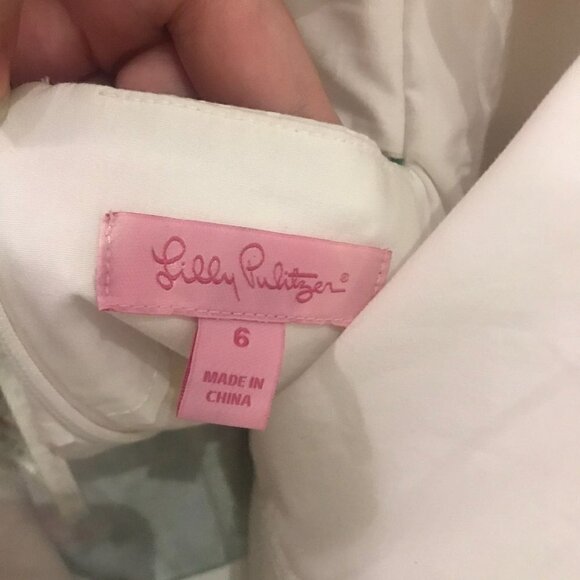 Lilly Pulitzer strapless Franco Dress - Picture 5 of 6